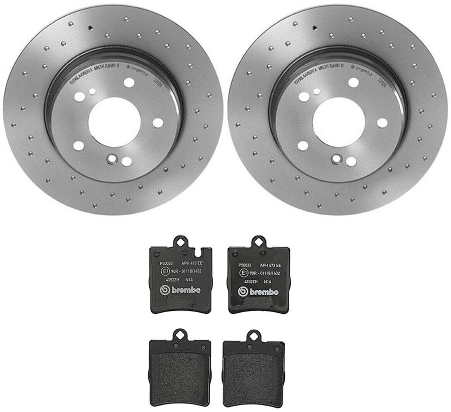 Brembo Disc Brake Pad and Rotor Kits KTX4030