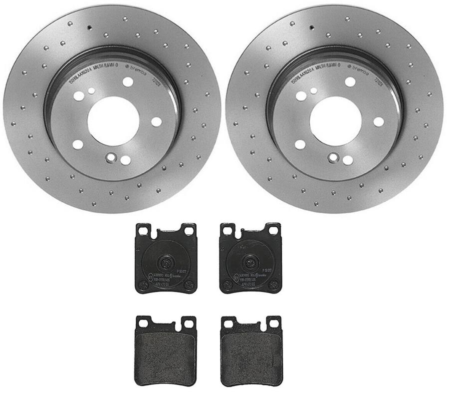Brembo Disc Brake Pad and Rotor Kits KTX4031