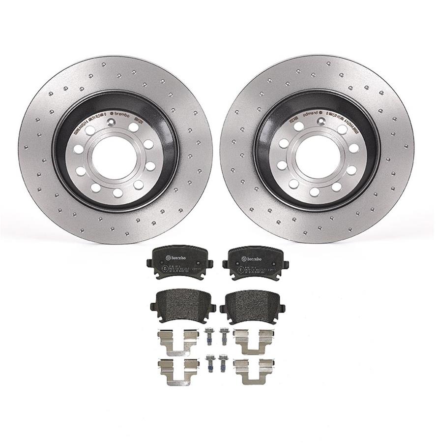 Brembo Disc Brake Pad and Rotor Kits KTX4032