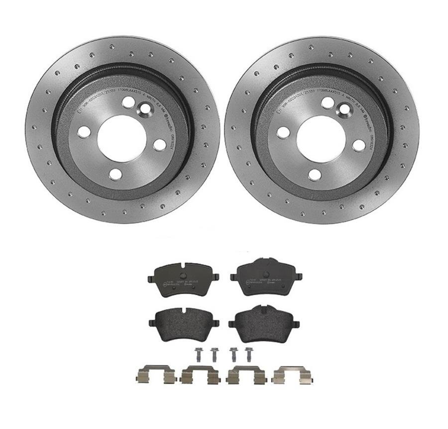 Brembo Disc Brake Pad and Rotor Kits KTX4034