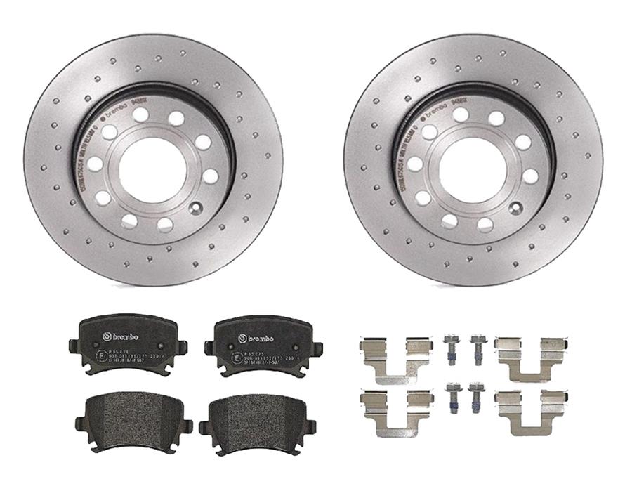 Brembo Disc Brake Pad and Rotor Kits KTX4035