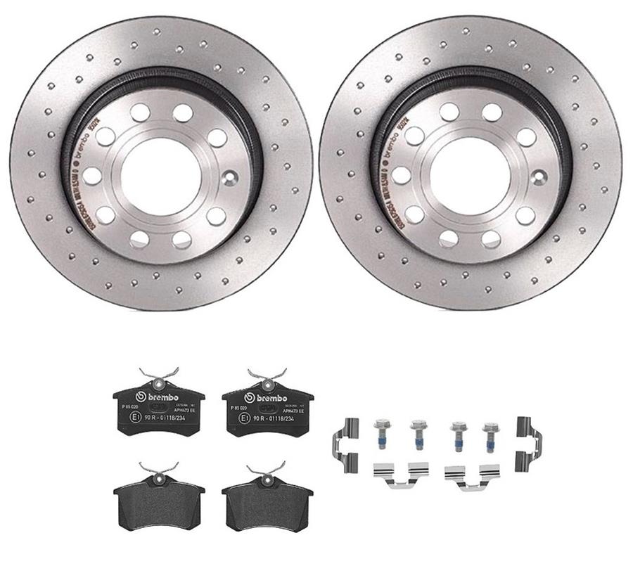 Brembo Disc Brake Pad and Rotor Kits KTX4036