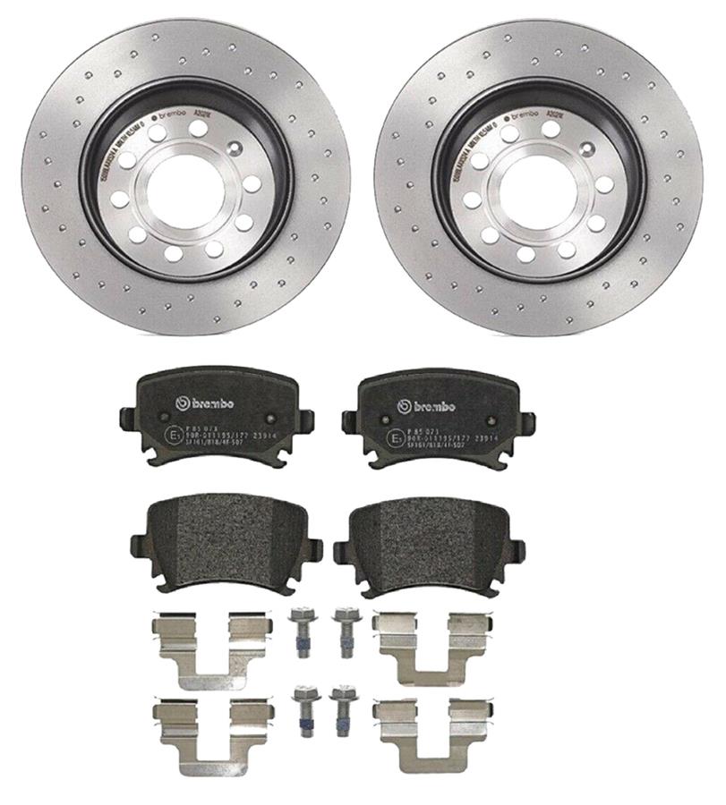 Brembo Disc Brake Pad and Rotor Kits KTX4037