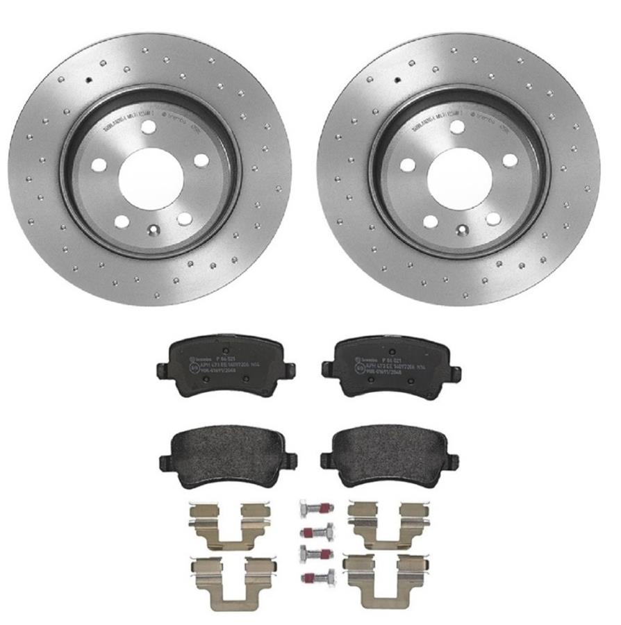Brembo Disc Brake Pad and Rotor Kits KTX4038