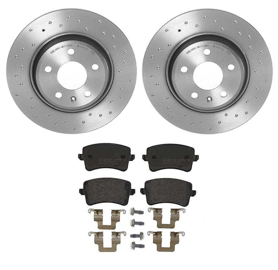 Brembo Disc Brake Pad and Rotor Kits KTX4039