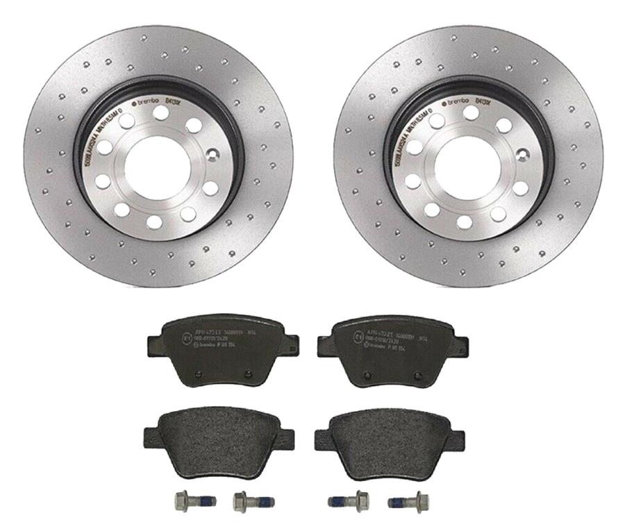 Brembo Disc Brake Pad and Rotor Kits KTX4040