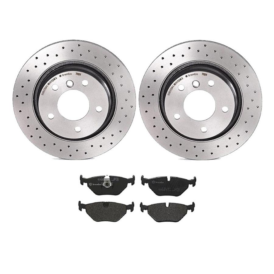 Brembo Disc Brake Pad and Rotor Kits KTX4042