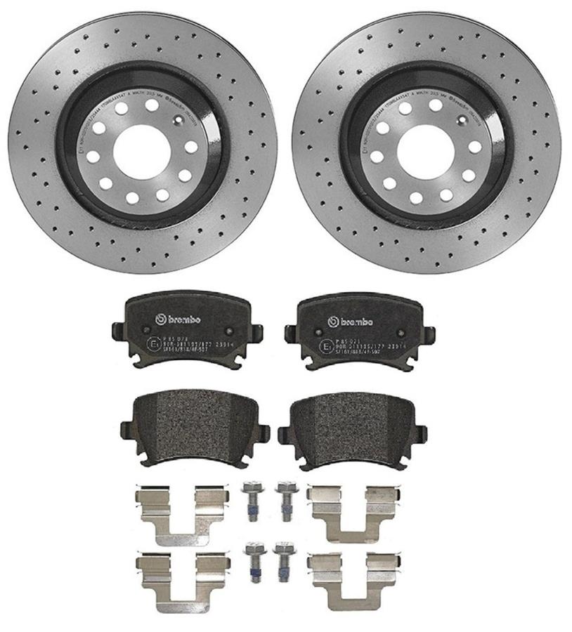 Brembo Disc Brake Pad and Rotor Kits KTX4045