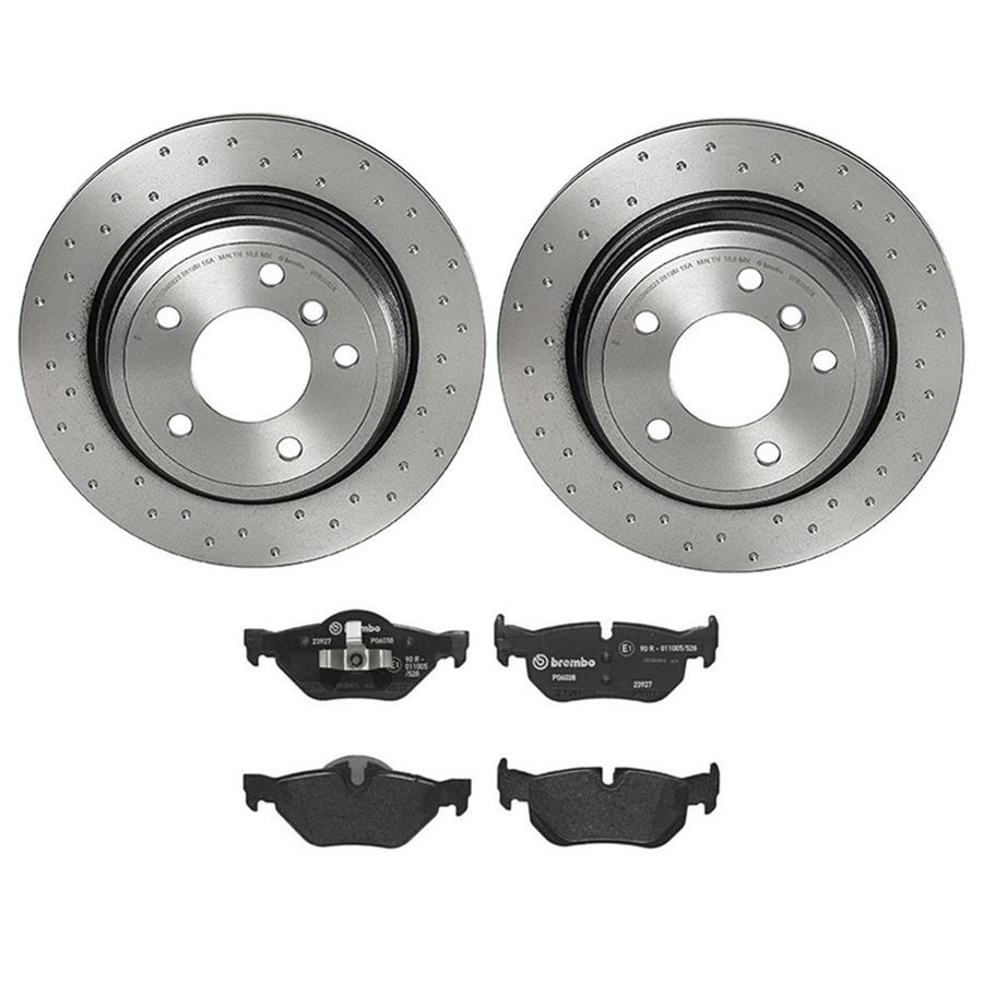 Brembo Disc Brake Pad and Rotor Kits KTX4050