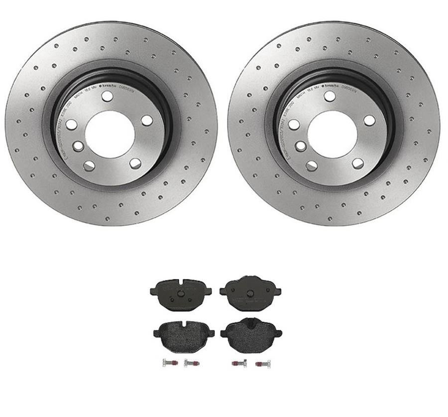 Brembo Disc Brake Pad and Rotor Kits KTX4051