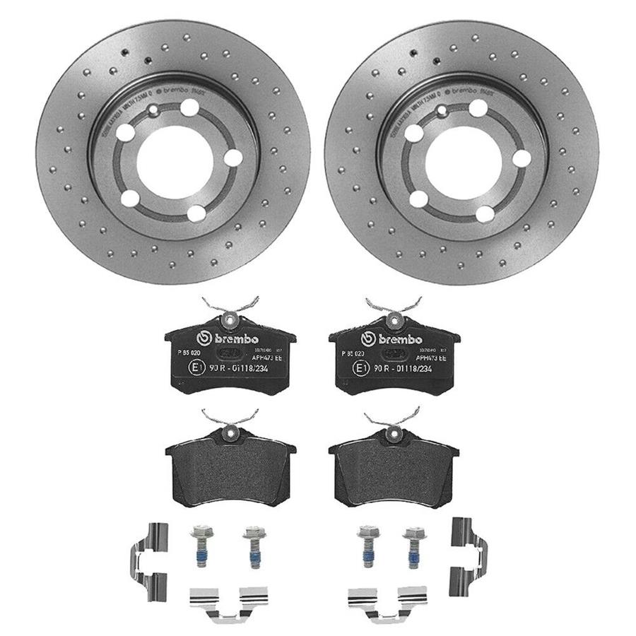 Brembo Disc Brake Pad and Rotor Kits KTX4056
