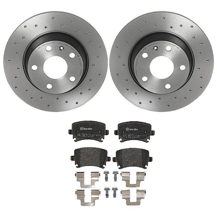 Brembo Disc Brake Pad and Rotor Kits KTX4060