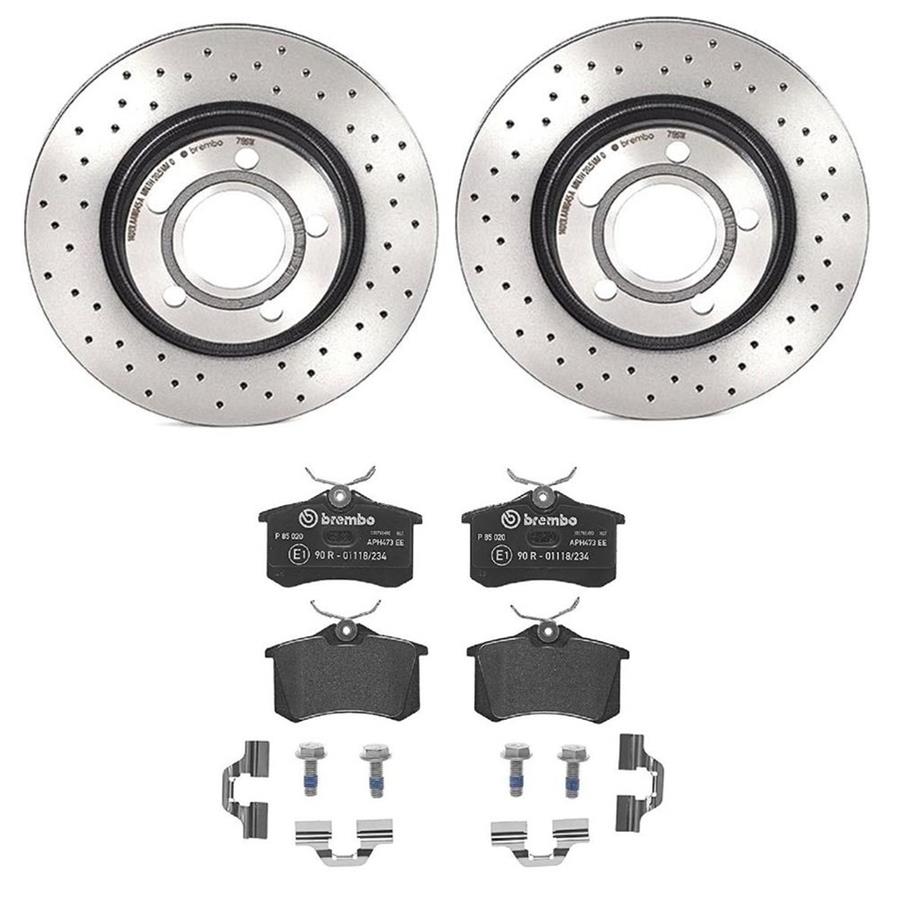 Brembo Disc Brake Pad and Rotor Kits KTX4062
