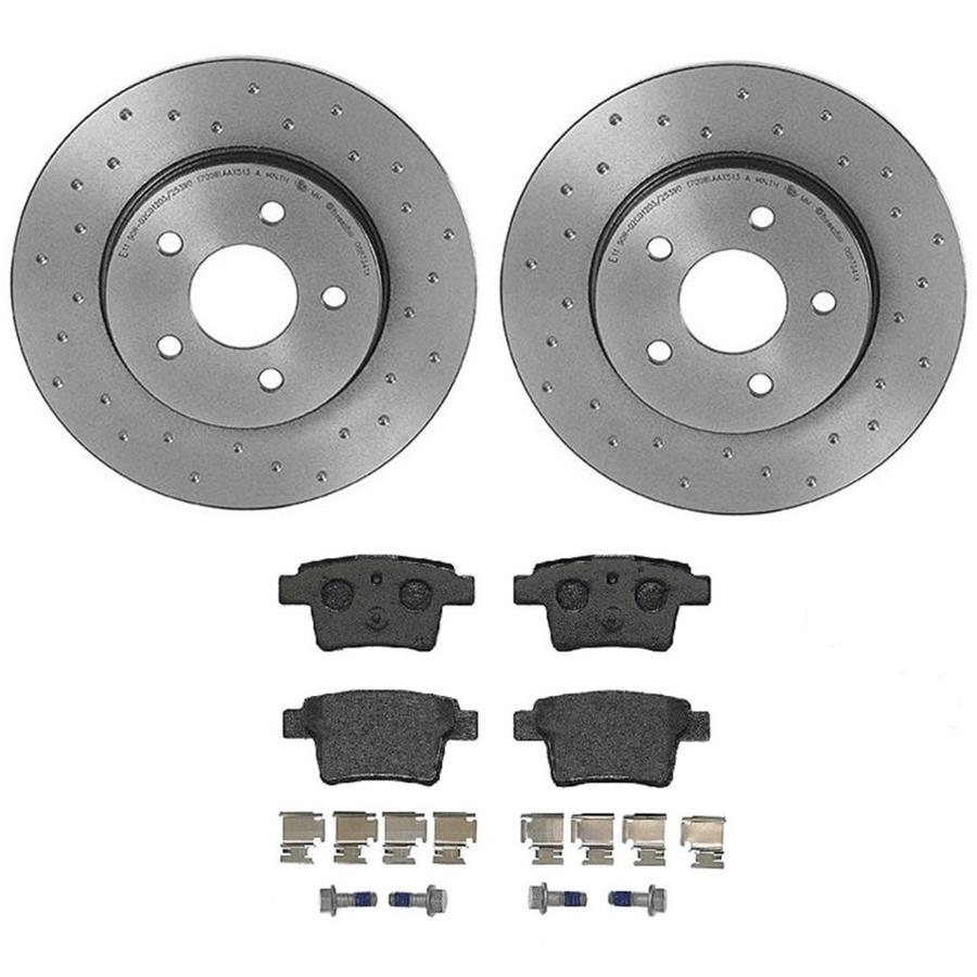 Brembo Disc Brake Pad and Rotor Kits KTX4065