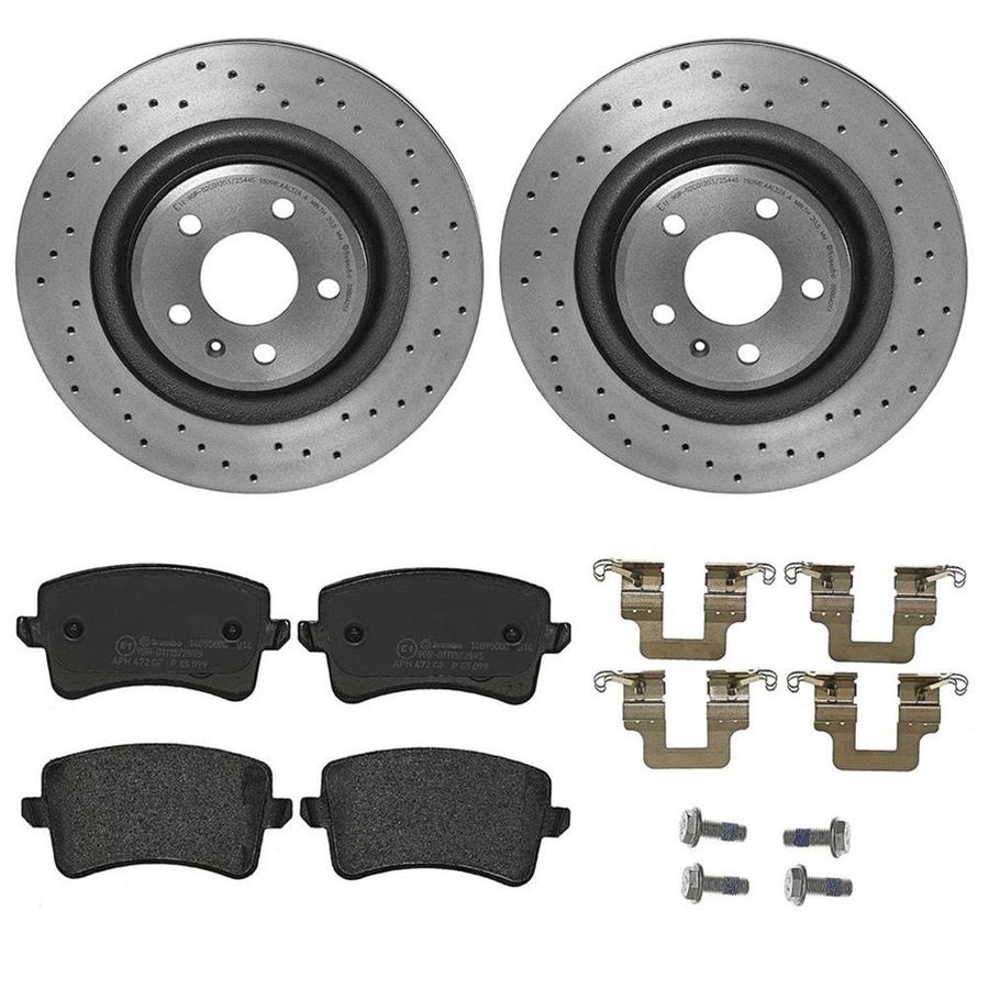Brembo Disc Brake Pad and Rotor Kits KTX4066