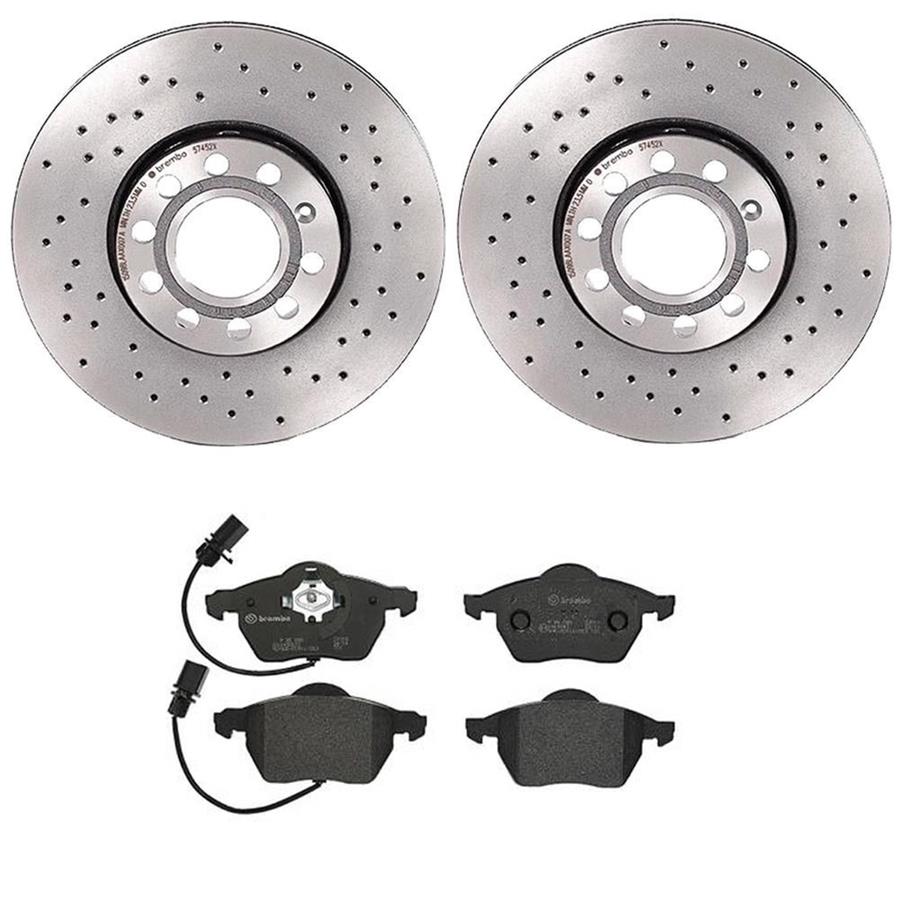 Brembo Disc Brake Pad and Rotor Kits KTX4069