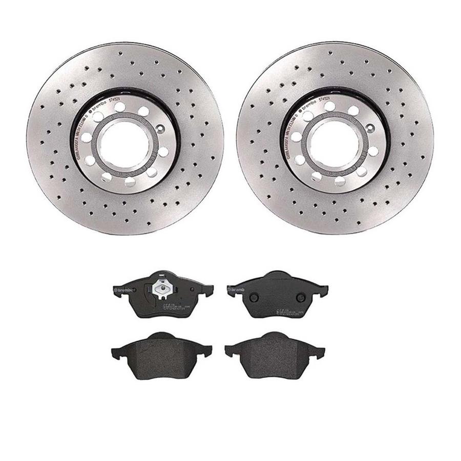 Brembo Disc Brake Pad and Rotor Kits KTX4072