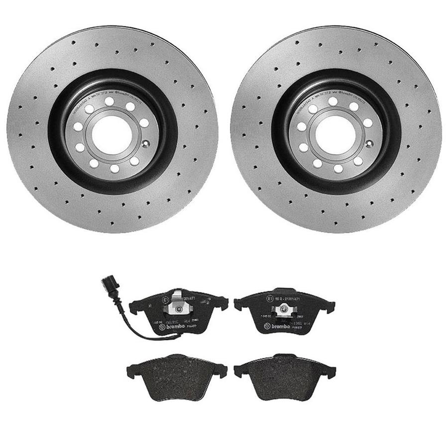 Brembo Disc Brake Pad and Rotor Kits KTX4081