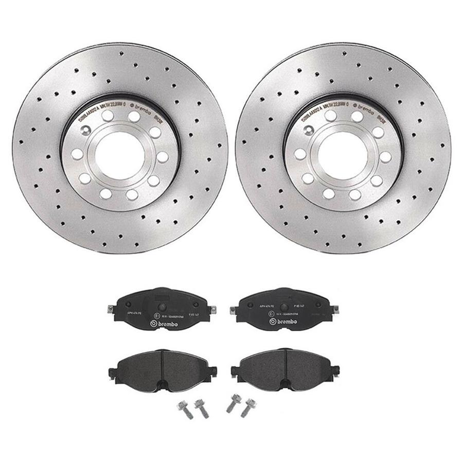 Brembo Disc Brake Pad and Rotor Kits KTX4082