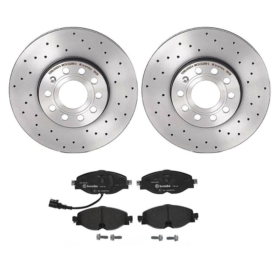 Brembo Disc Brake Pad and Rotor Kits KTX4083