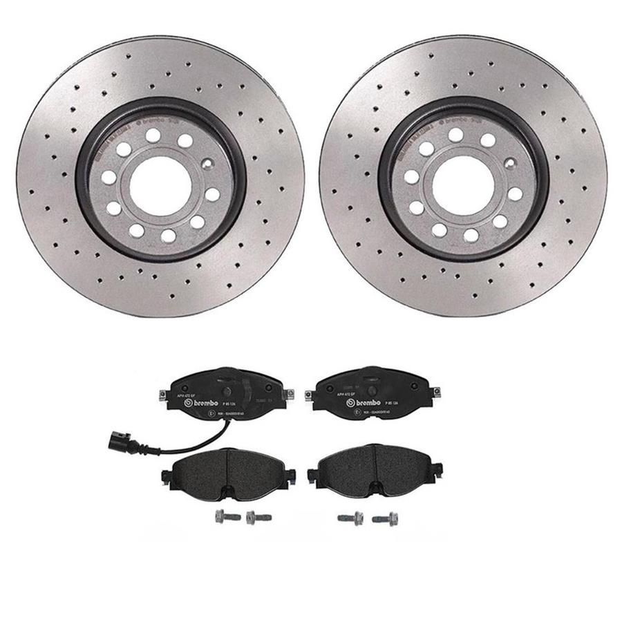 Brembo Disc Brake Pad and Rotor Kits KTX4084