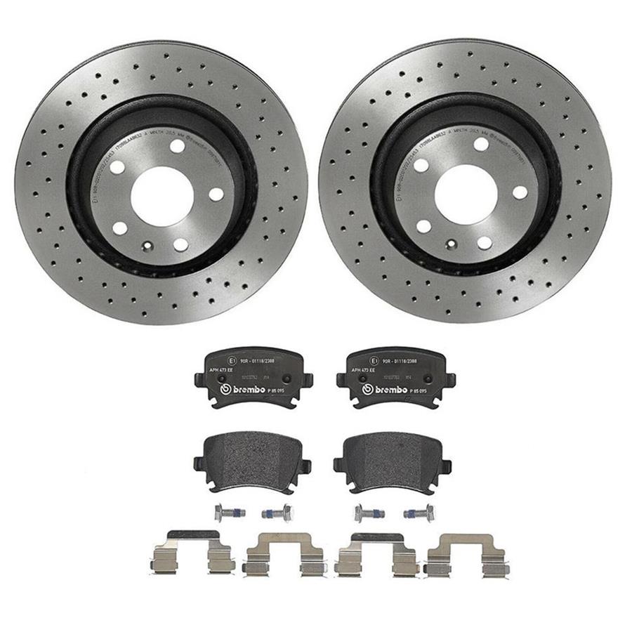 Brembo Disc Brake Pad and Rotor Kits KTX4088