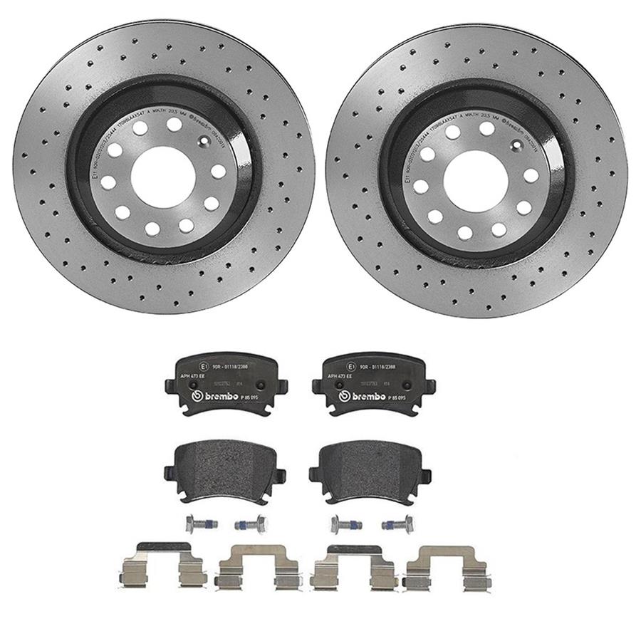 Brembo Disc Brake Pad and Rotor Kits KTX4089