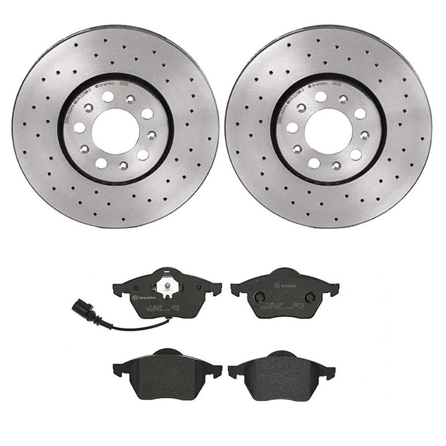 Brembo Disc Brake Pad and Rotor Kits KTX4091