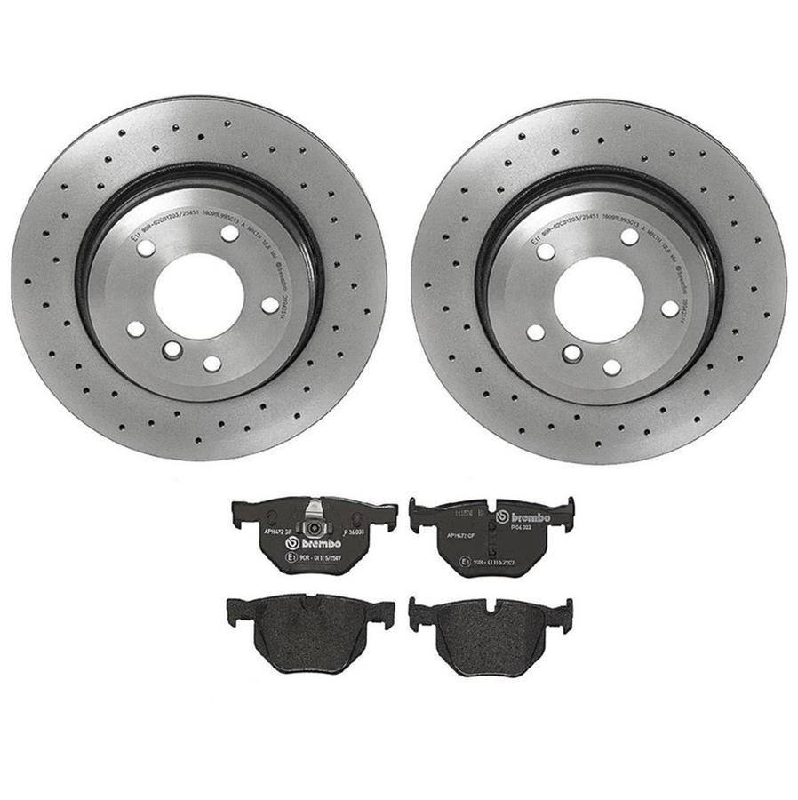 Brembo Disc Brake Pad and Rotor Kits KTX4095