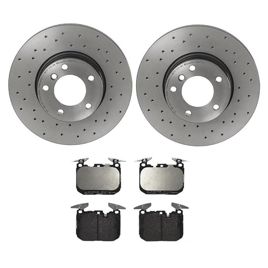 Brembo Disc Brake Pad and Rotor Kits KTX4100
