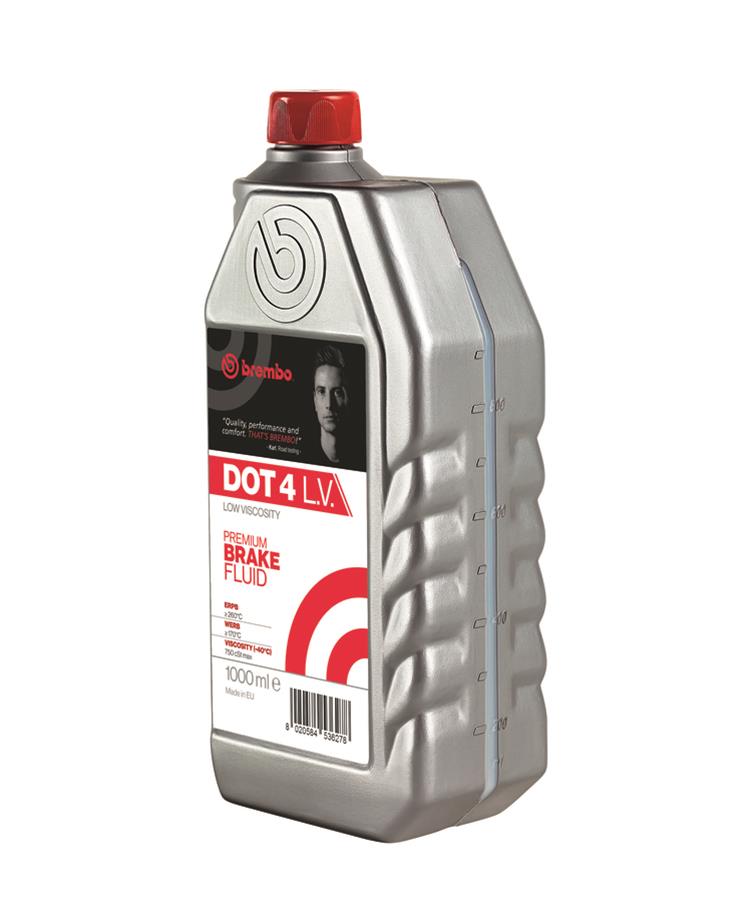 Brembo DOT 4 Low Viscosity Brake Fluid L04210