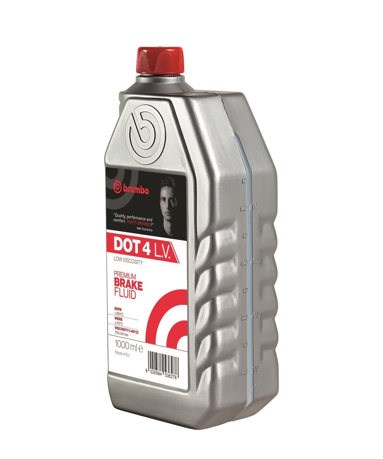 Brembo DOT 4 Low Viscosity Brake Fluid L04210