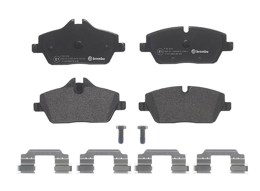 Brembo Disc Brake Pad and Rotor Kits KTX0048