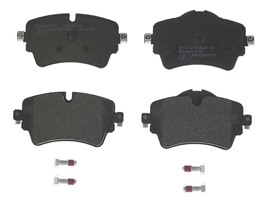 Brembo Disc Brake Pad and Rotor Kits KT04366