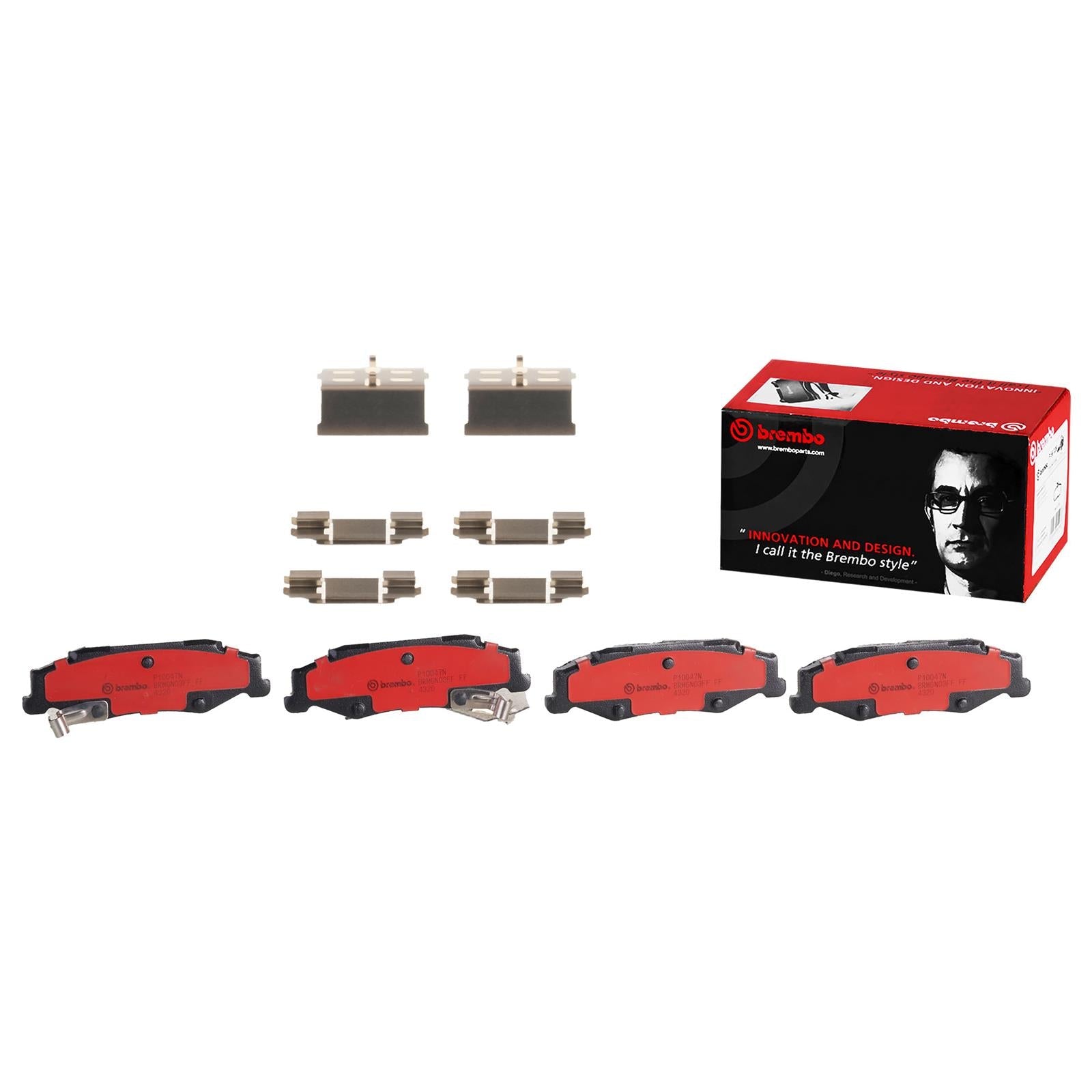 Brembo NAO Ceramic Brake Pads P10047N