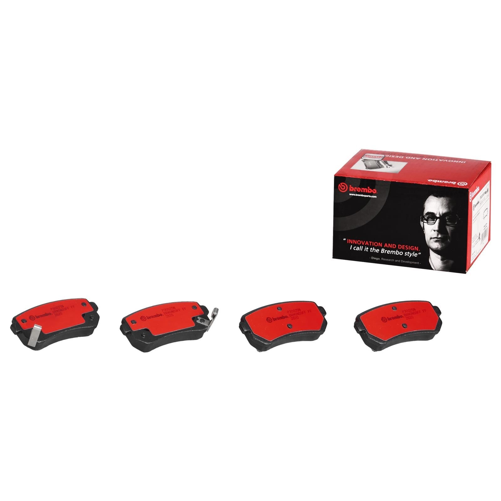 Brembo NAO Ceramic Brake Pads P30025N
