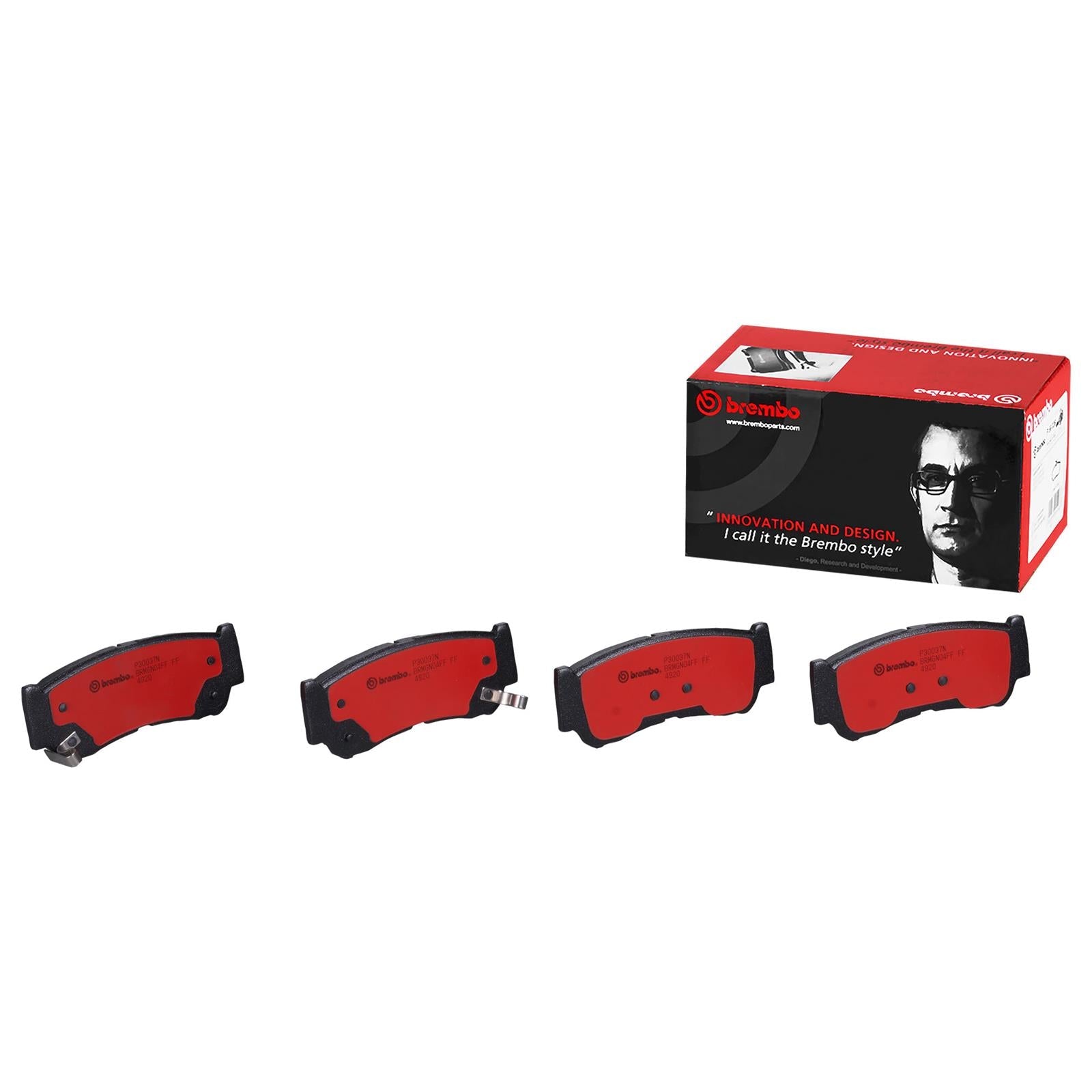 Brembo NAO Ceramic Brake Pads P30037N