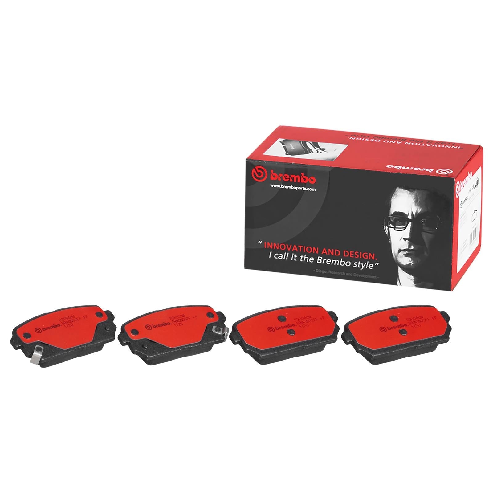 Brembo NAO Ceramic Brake Pads P30040N