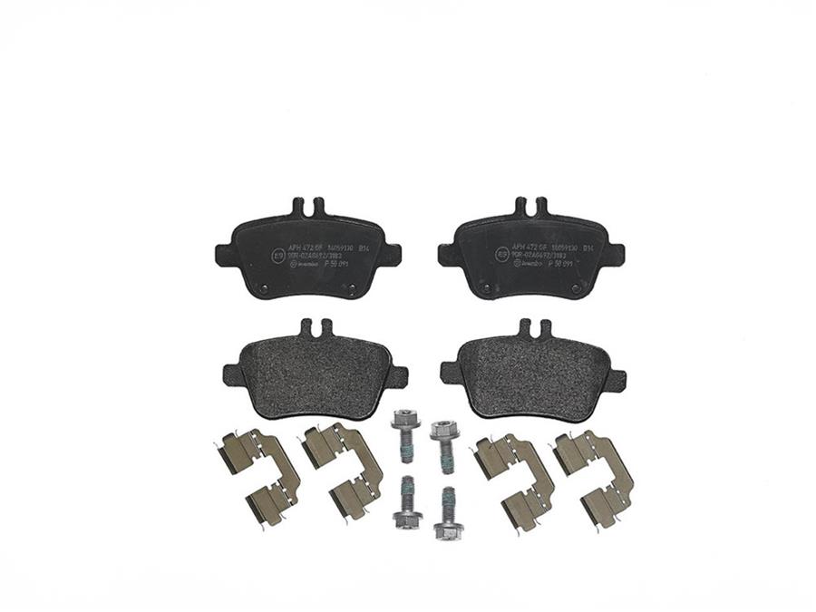 Brembo Disc Brake Pad and Rotor Kits KTX4058