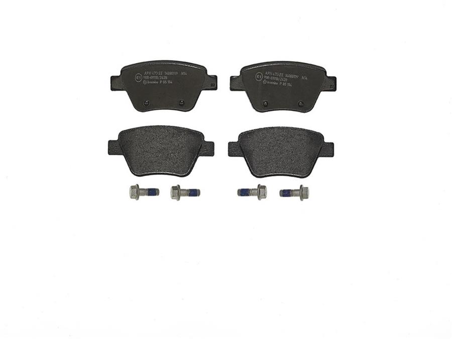 Brembo Disc Brake Pad and Rotor Kits KTX0068
