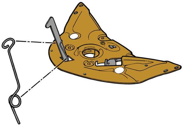 Bob Drake Reproductions Hood Latch Components 11A-16897