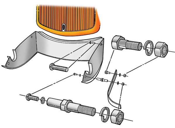 Bob Drake Reproductions Wheel Housings 18-17766/7-S