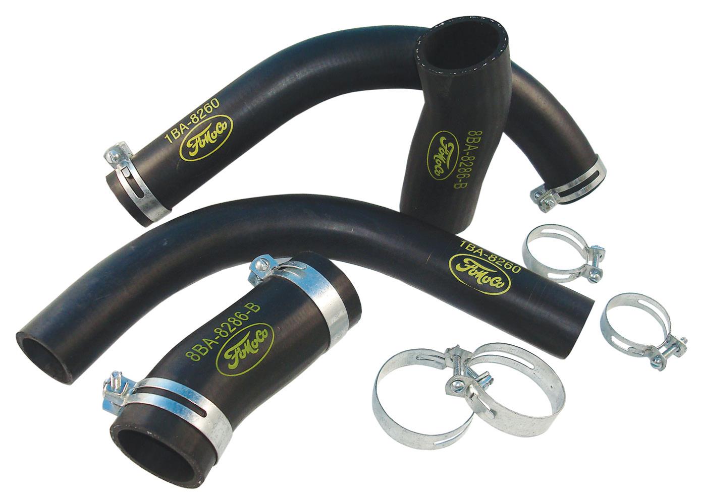 Bob Drake Reproductions Hoses, Radiator 1BA-8285-S