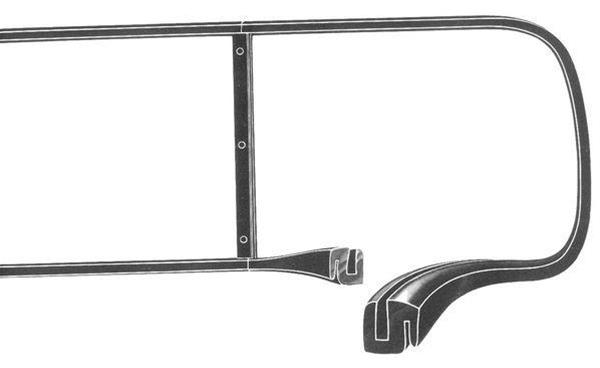 Bob Drake Reproductions Weatherstrip Seals, Individual Position 21A-7603110