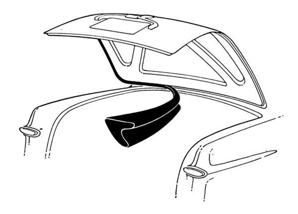 Bob Drake Reproductions Weatherstrip Seals, Individual Position 8A-7043720