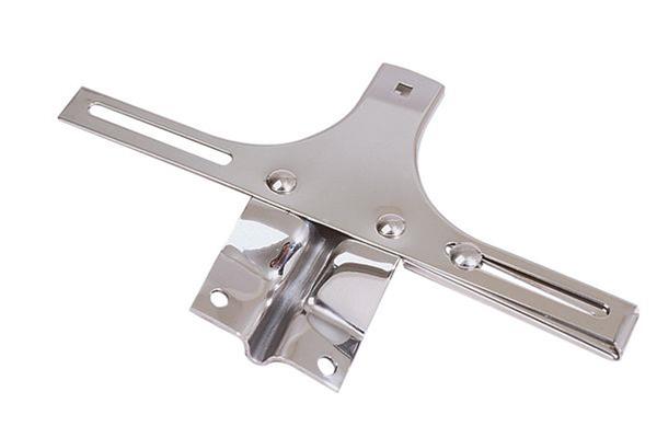 Bob Drake Reproductions License Plate Mounting Brackets 91A-5034-SS