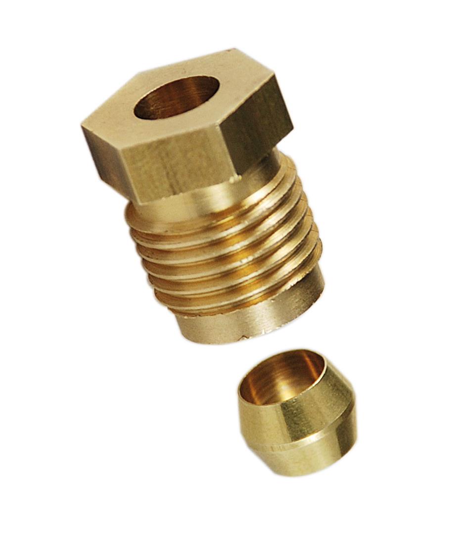 Bob Drake Fuel Line Nut and Ferrules B-9243-A