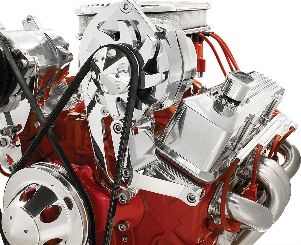 Billet Specialties Polished Alternator Brackets 10220