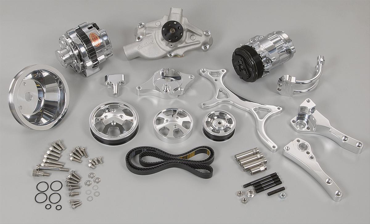 Billet Specialties Tru Trac Serpentine Systems with A/C 13120
