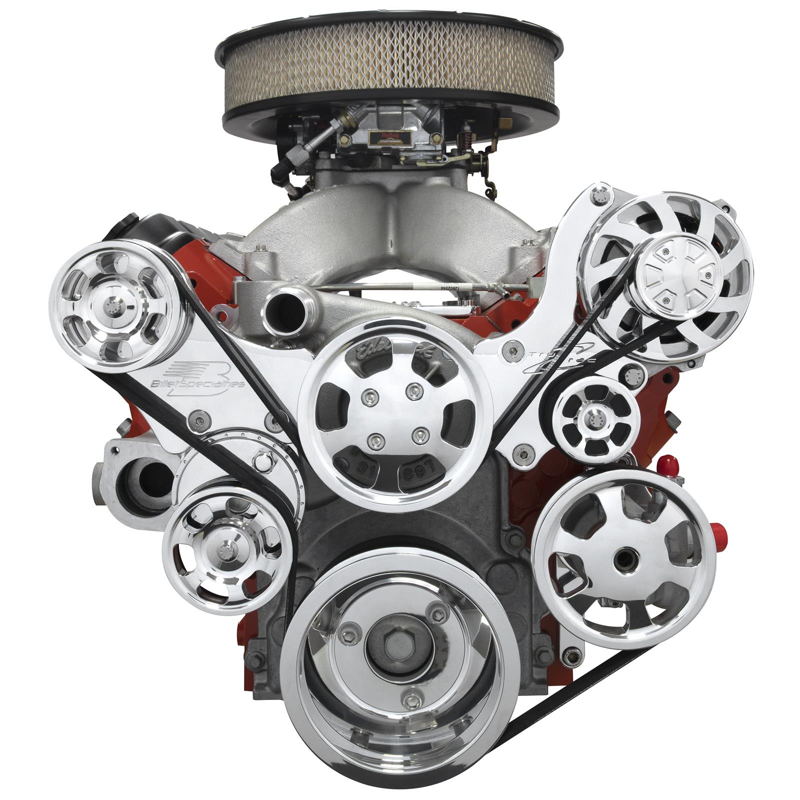 Billet Specialties Tru Trac Serpentine Systems without A/C 13455PA